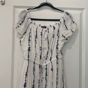 Boho tie dye dress